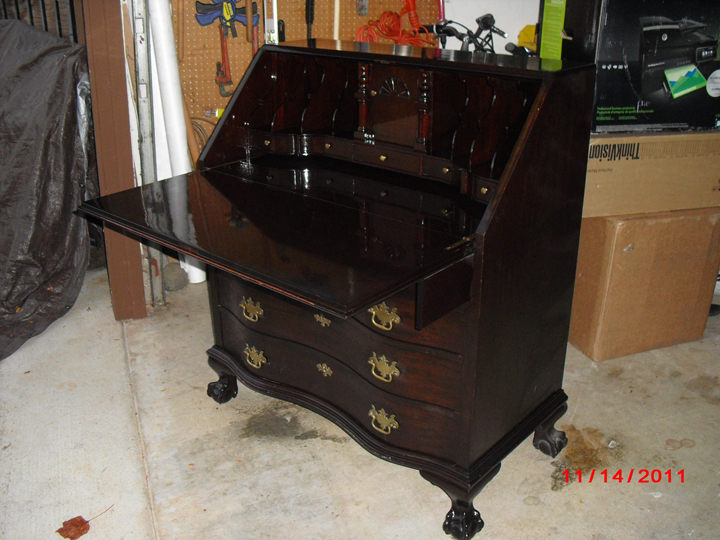 Flint and Horner Drop Front Secretary InstAppraisal